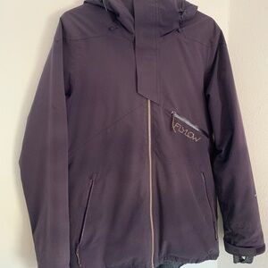 Flylow Insulated Ski/Snowboard Jacket – Women’s Medium – Purple